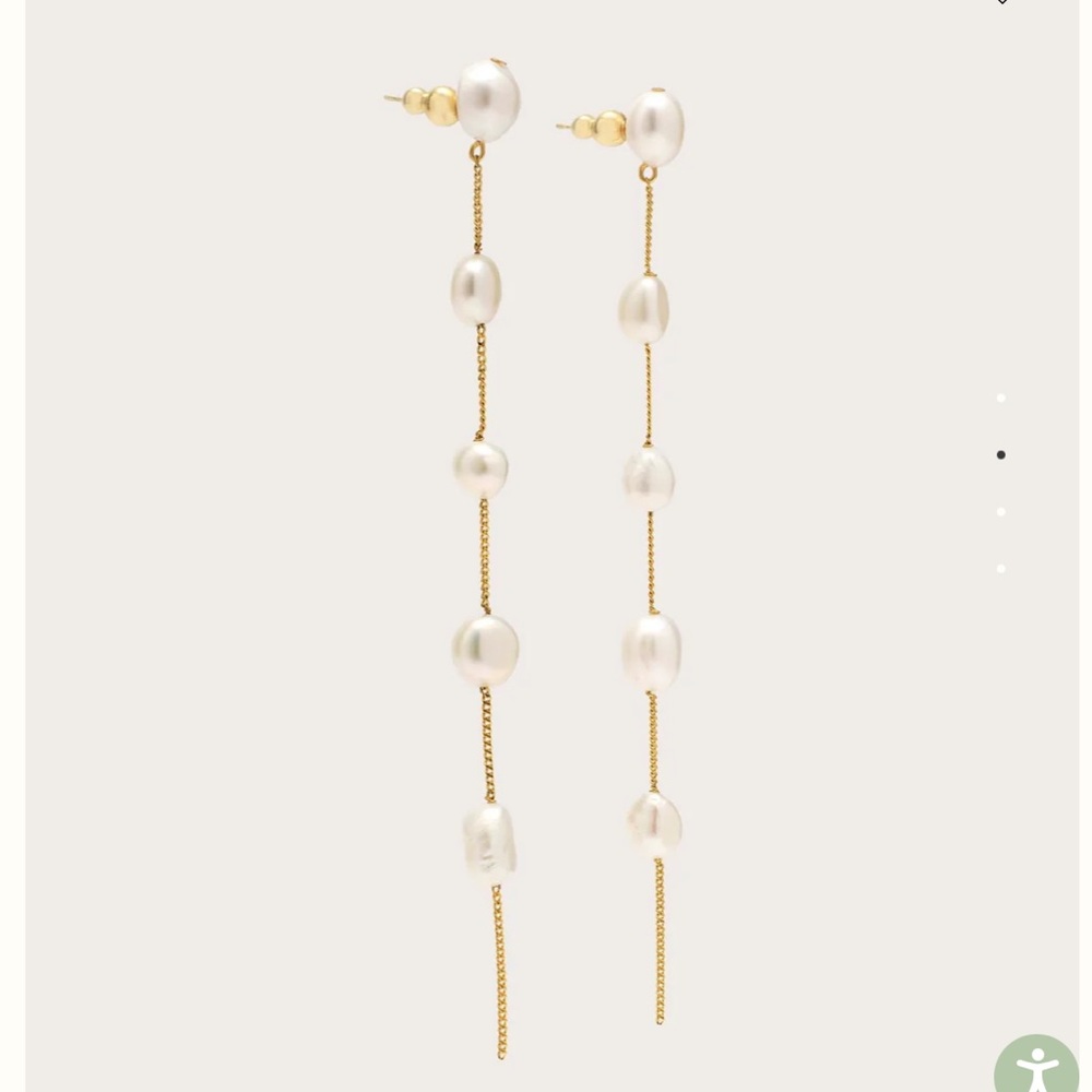 Cult Gaia Pearl Earrings NWT - Picture 4 of 5